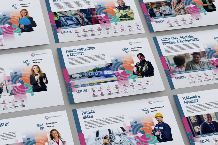 Careers area poster resource mockup